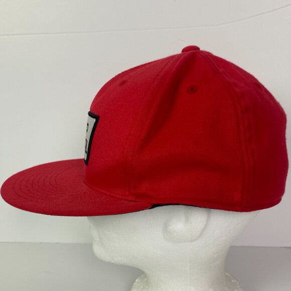 Vintage Rip Curl Hat Cap Flexfit Men's 6 7/8 - 7 1/4 Patch Red Flex Fit - Picture 4 of 10
